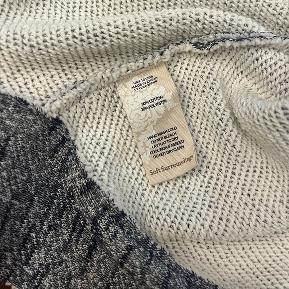 Soft Surroundings Women’s Cardigan Grasse Open Front Sleeveless Sweater Sz L/XL - Picture 6 of 16